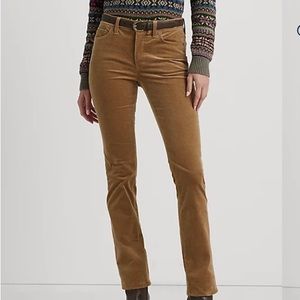 Ralph Lauren Stretch Corduroy Straight Leg Pant